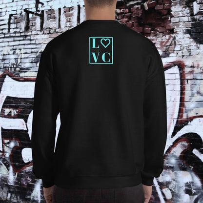 SUDADERA GRUESA HOMBRE LOGO BACK CUADRADO