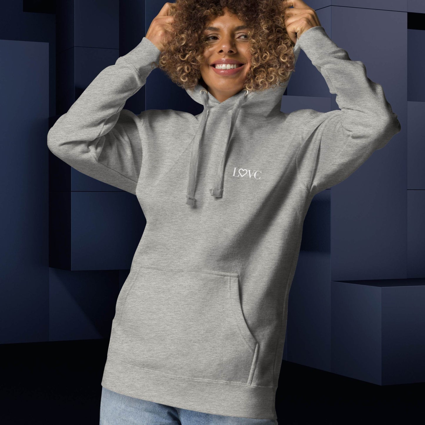 HOODIE CON CAPUCHA MUJER LOGO CIRCULO