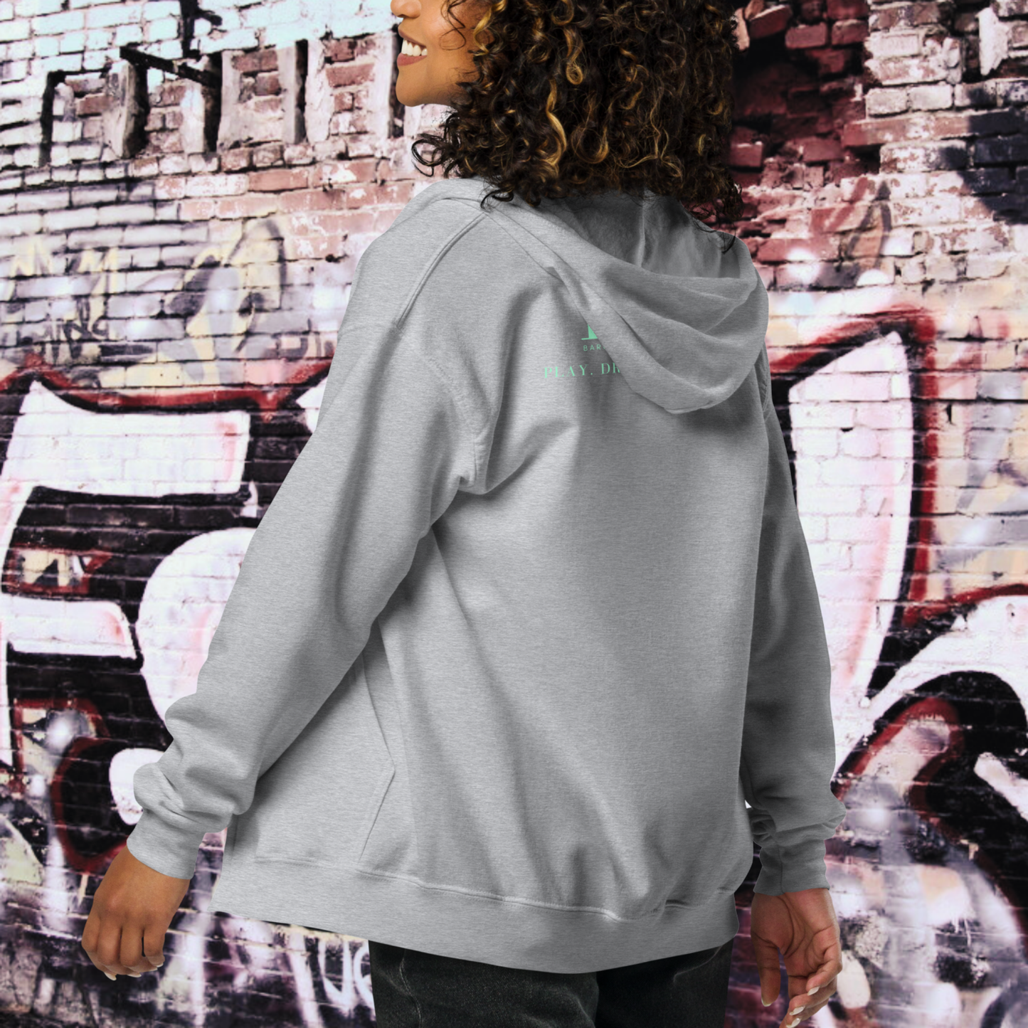 HOODIE CON CAPUCHA Y CREMALLERA MUJER LOGO CLASSIC