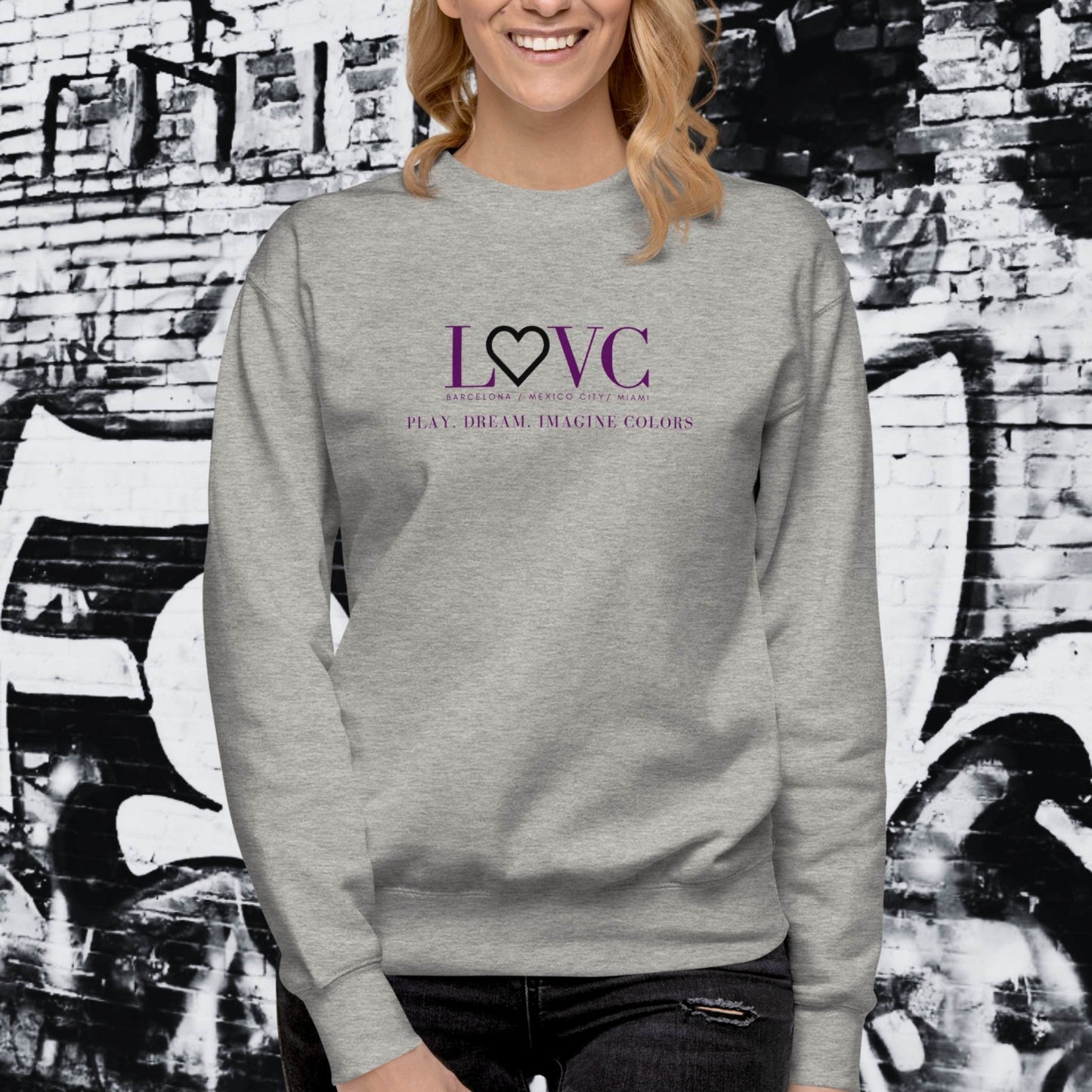 SUDADERA GRUESA MUJER SLOGAN