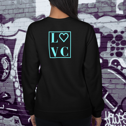 SUDADERA GRUESA MUJER LOGO BACK CUADRADO
