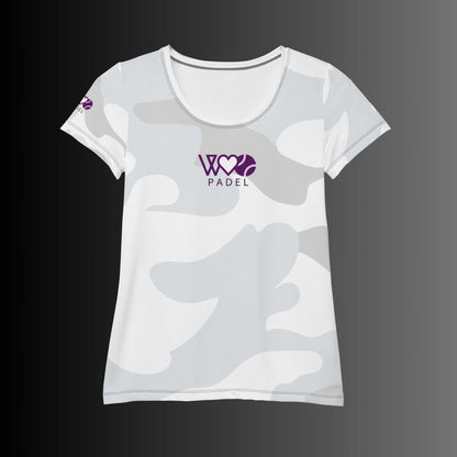 CAMISETA DEPORTIVA ESTAMPADA MUJER PADEL