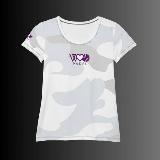 CAMISETA DEPORTIVA ESTAMPADA MUJER PADEL