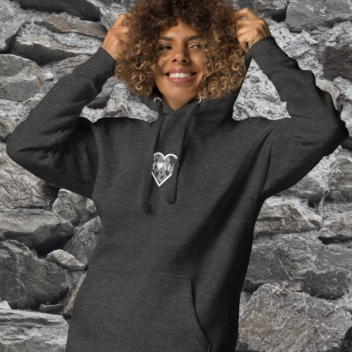 HOODIE CON CAPUCHA MUJER ANIMAL PRINT