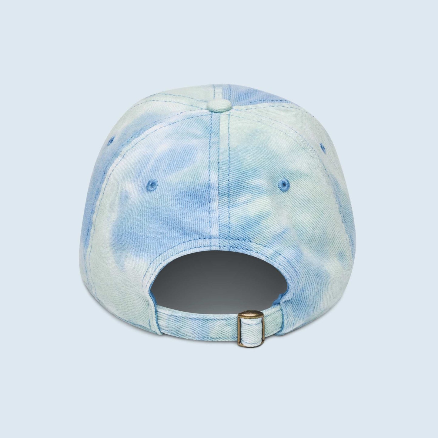 GORRA CON EFECTO TIE DYE HOMBRE LOGO BLANCO