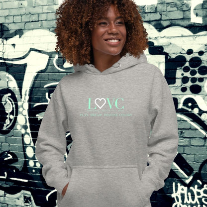 HOODIE CON CAPUCHA MUJER SLOGAN