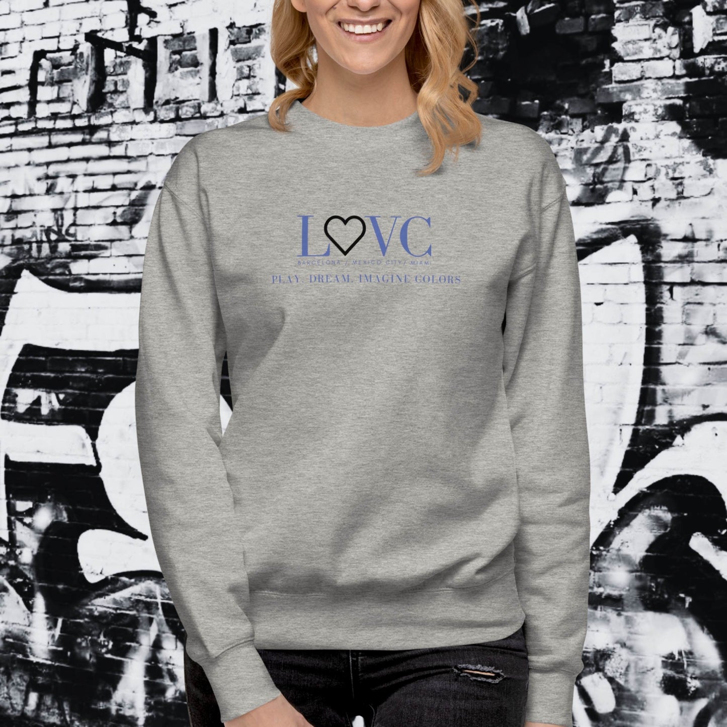 SUDADERA GRUESA MUJER SLOGAN