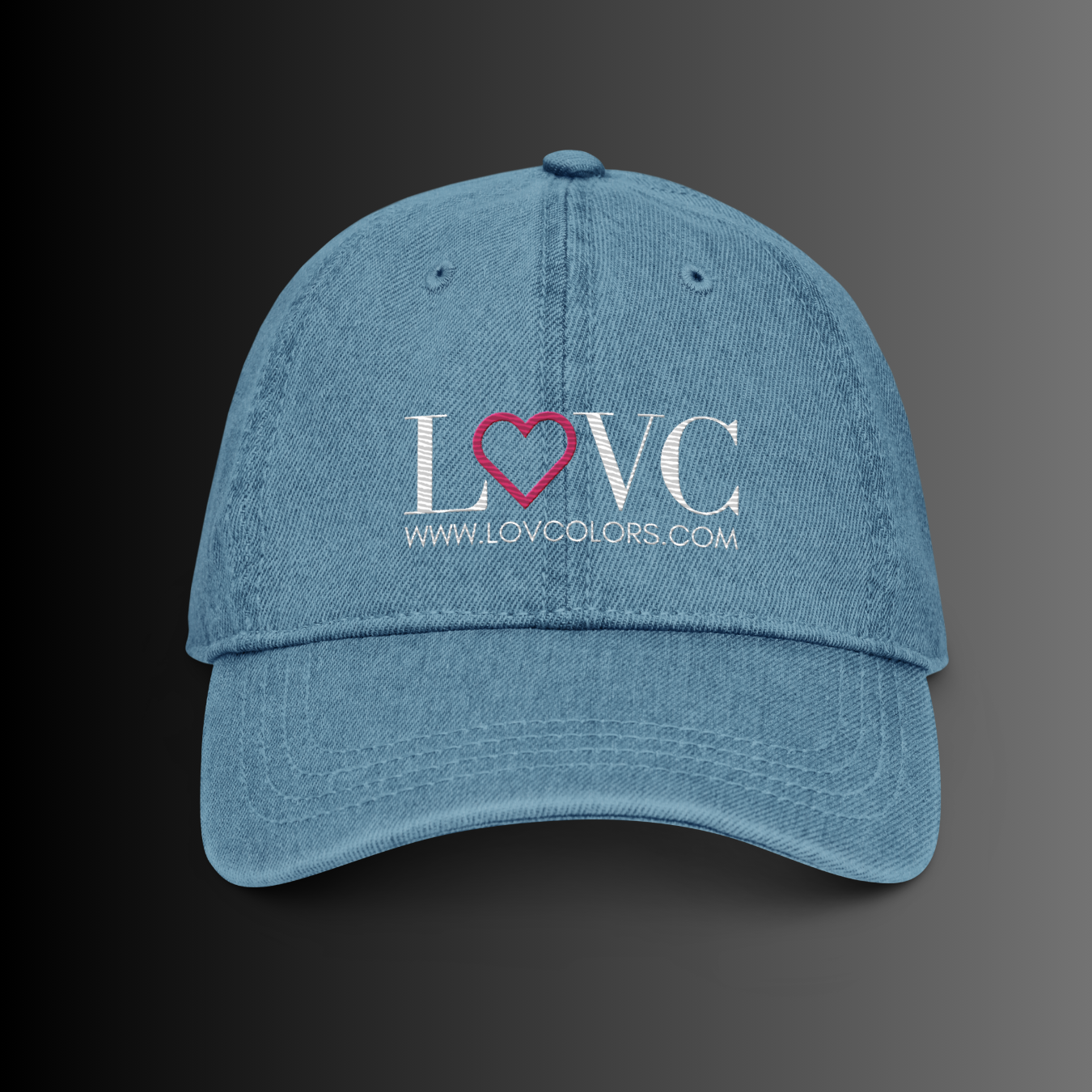 GORRA VAQUERA MUJER LOGO CORAZÓN ROSA