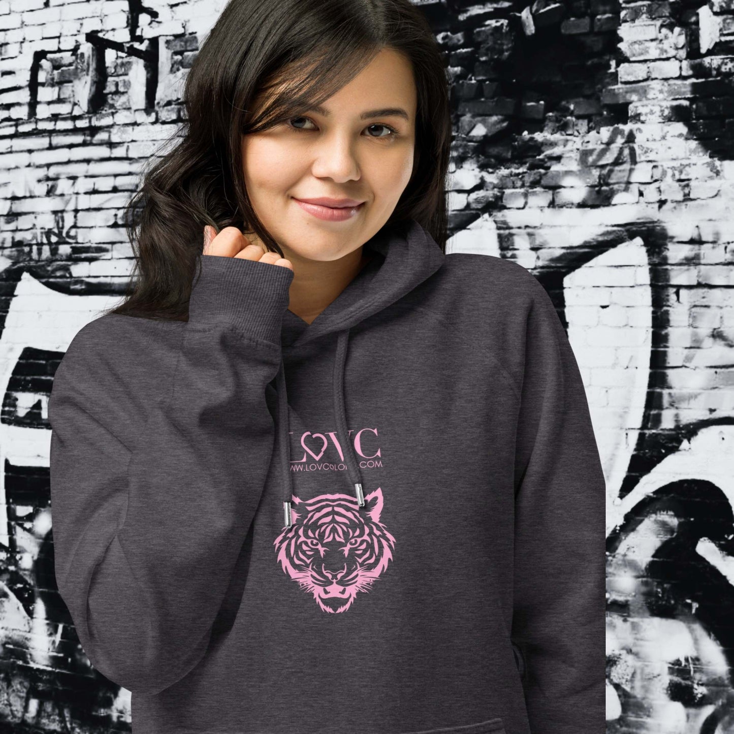 HOODIE CON CAPUCHA ECO MUJER TIGER