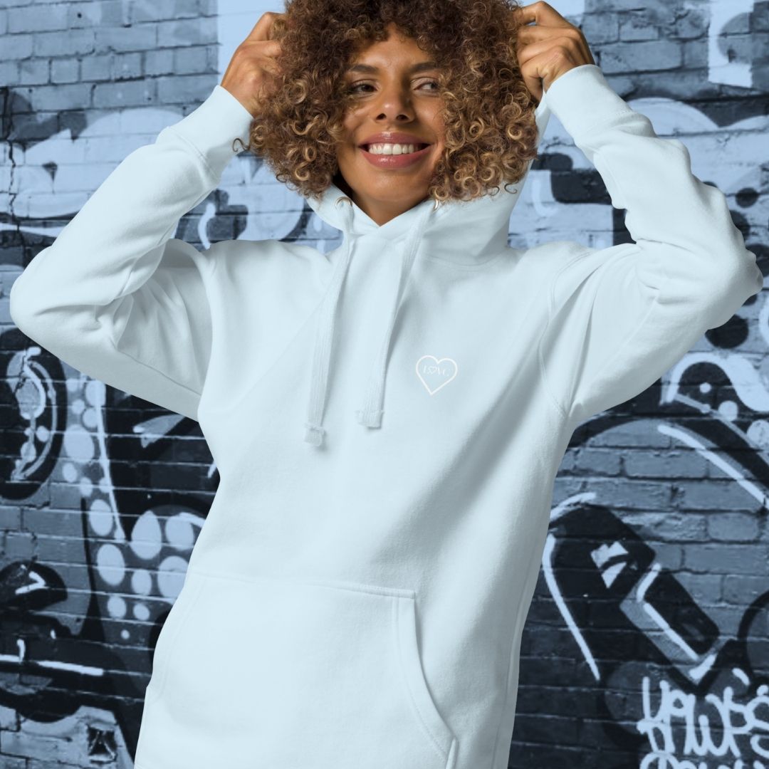 HOODIE CON CAPUCHA MUJER 2CUORE WHITE