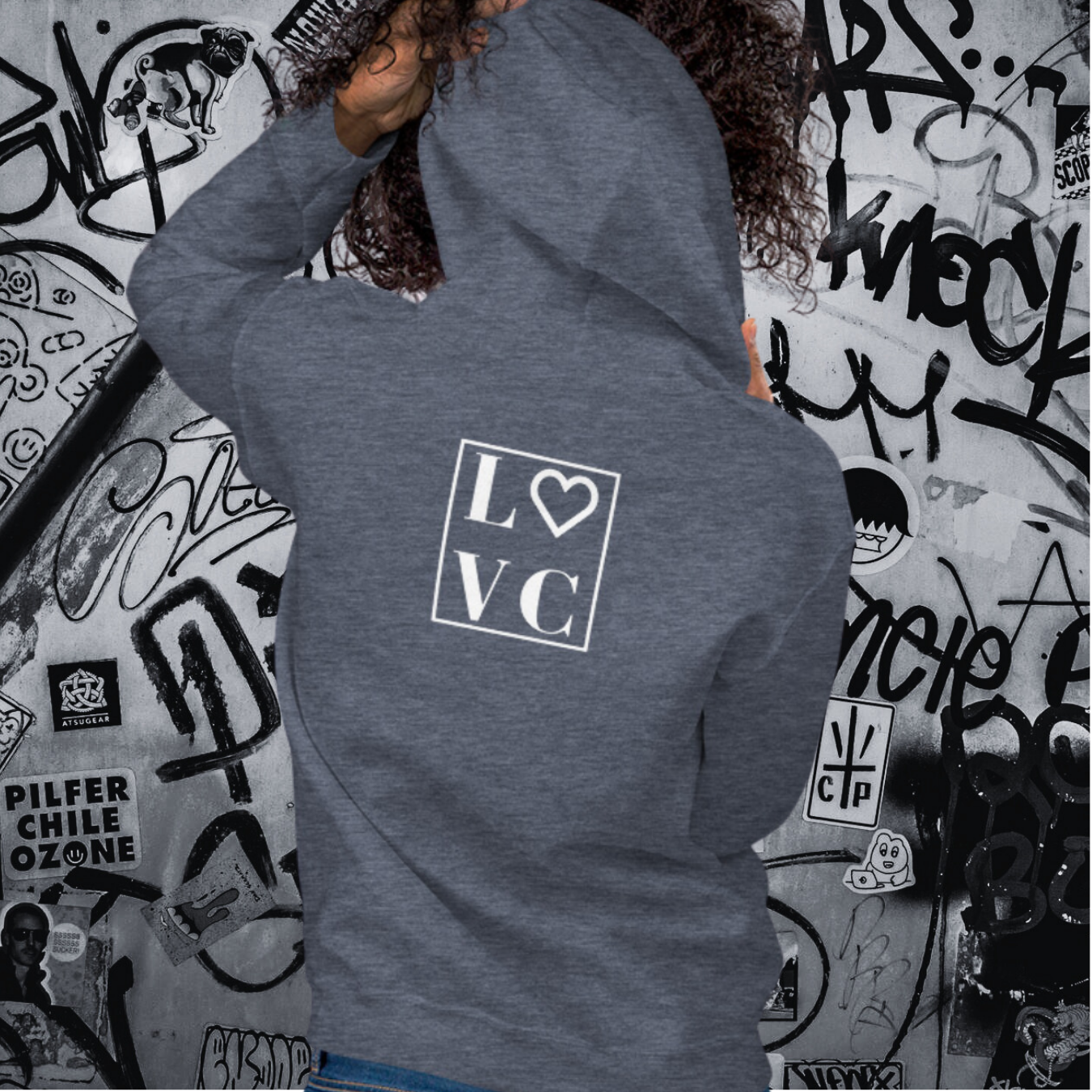 HOODIE CON CAPUCHA MUJER ARTE