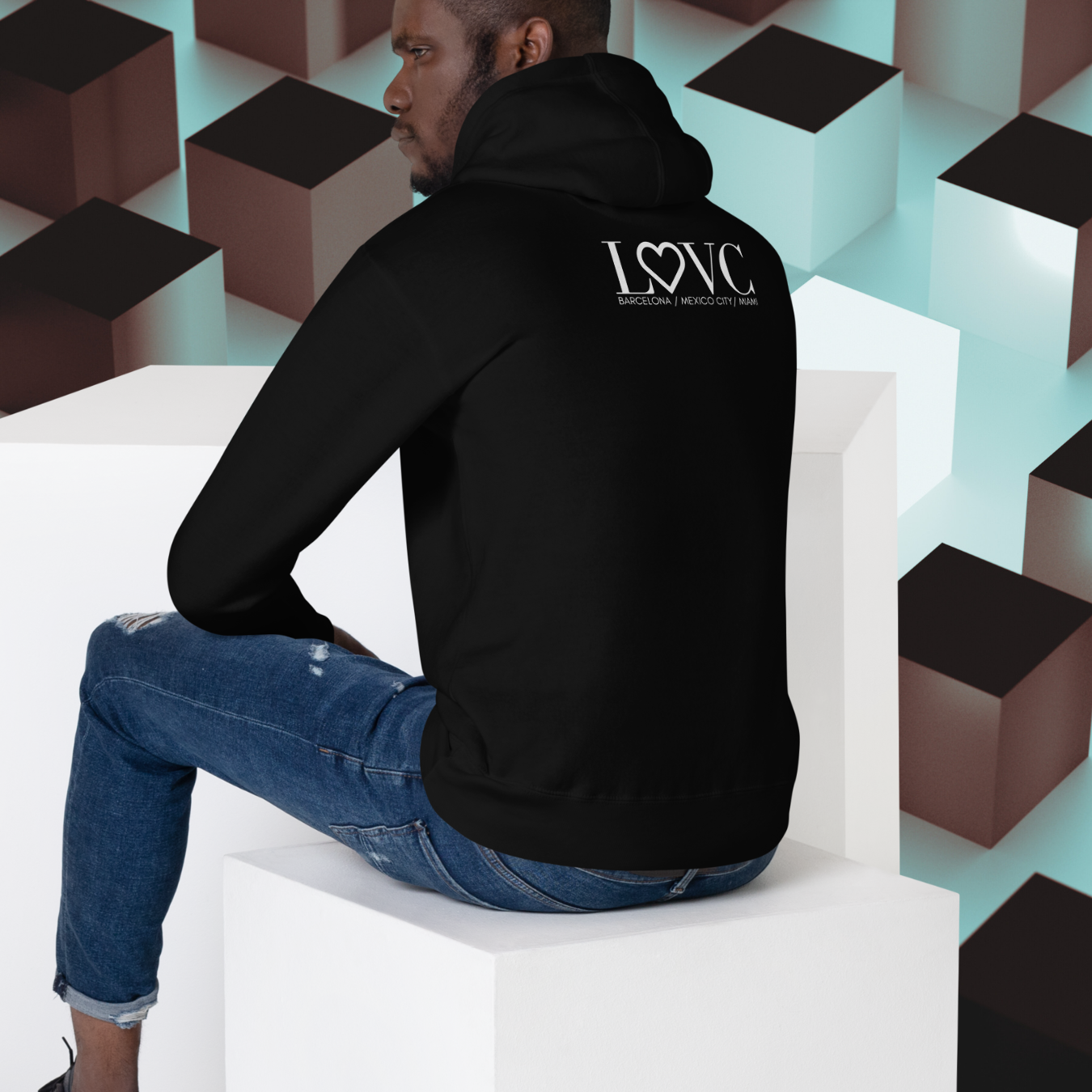 HOODIE CON CAPUCHA HOMBRE ANIMAL PRINT
