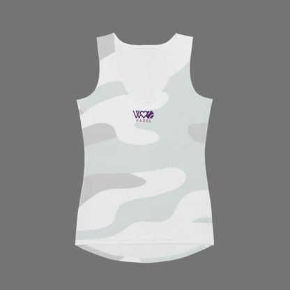 CAMISETA SIN MANGAS ESTAMPADA MUJER PADEL
