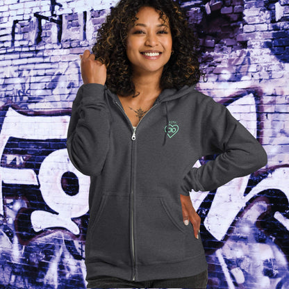 HOODIE CON CAPUCHA Y CREMALLERA MUJER INFINITE