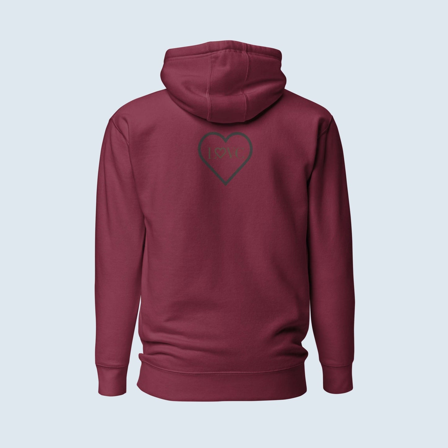 HOODIE CON CAPUCHA MUJER 2CUORE BLACK