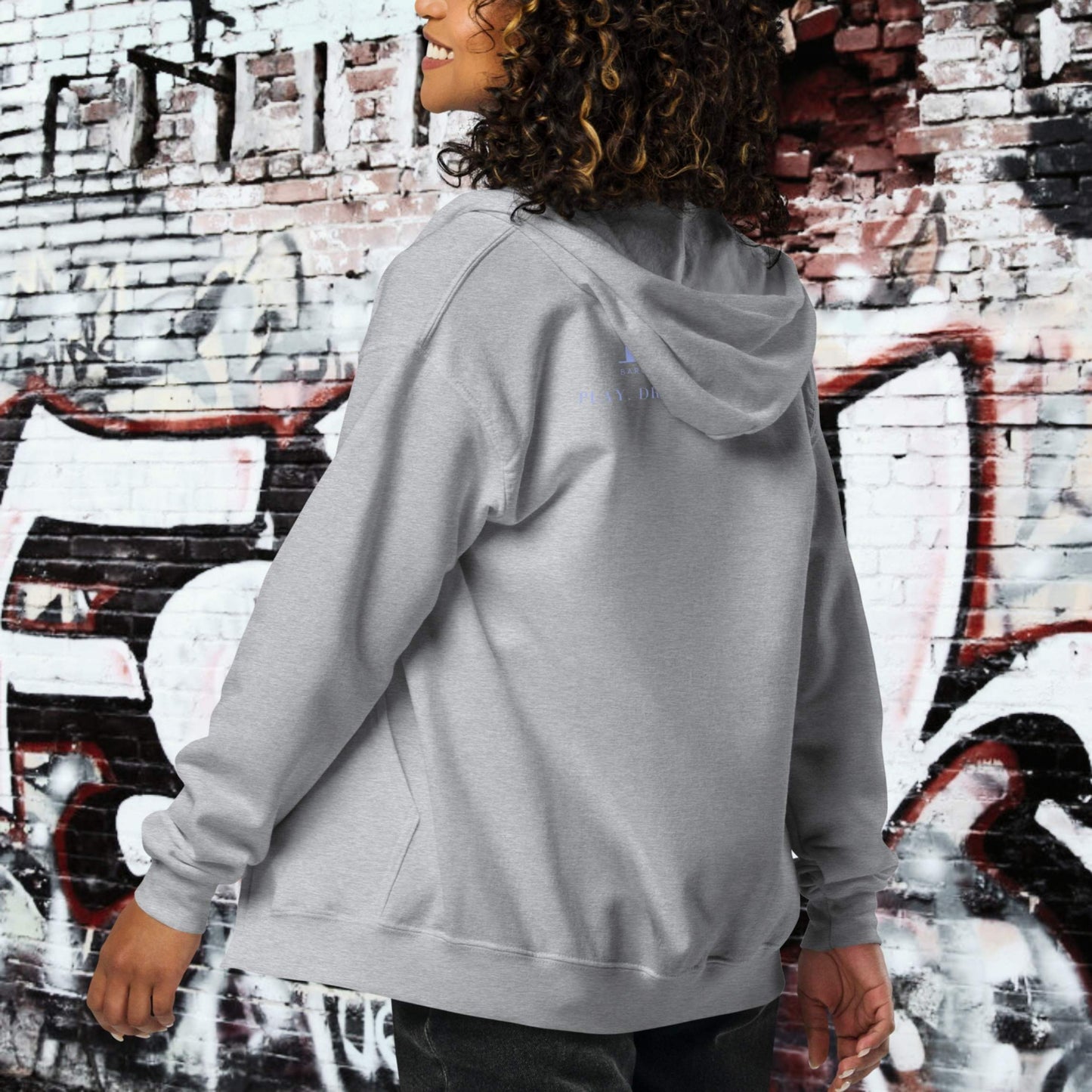 HOODIE CON CAPUCHA Y CREMALLERA MUJER LOGO CLASSIC