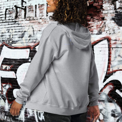 HOODIE CON CAPUCHA Y CREMALLERA MUJER LOGO CLASSIC