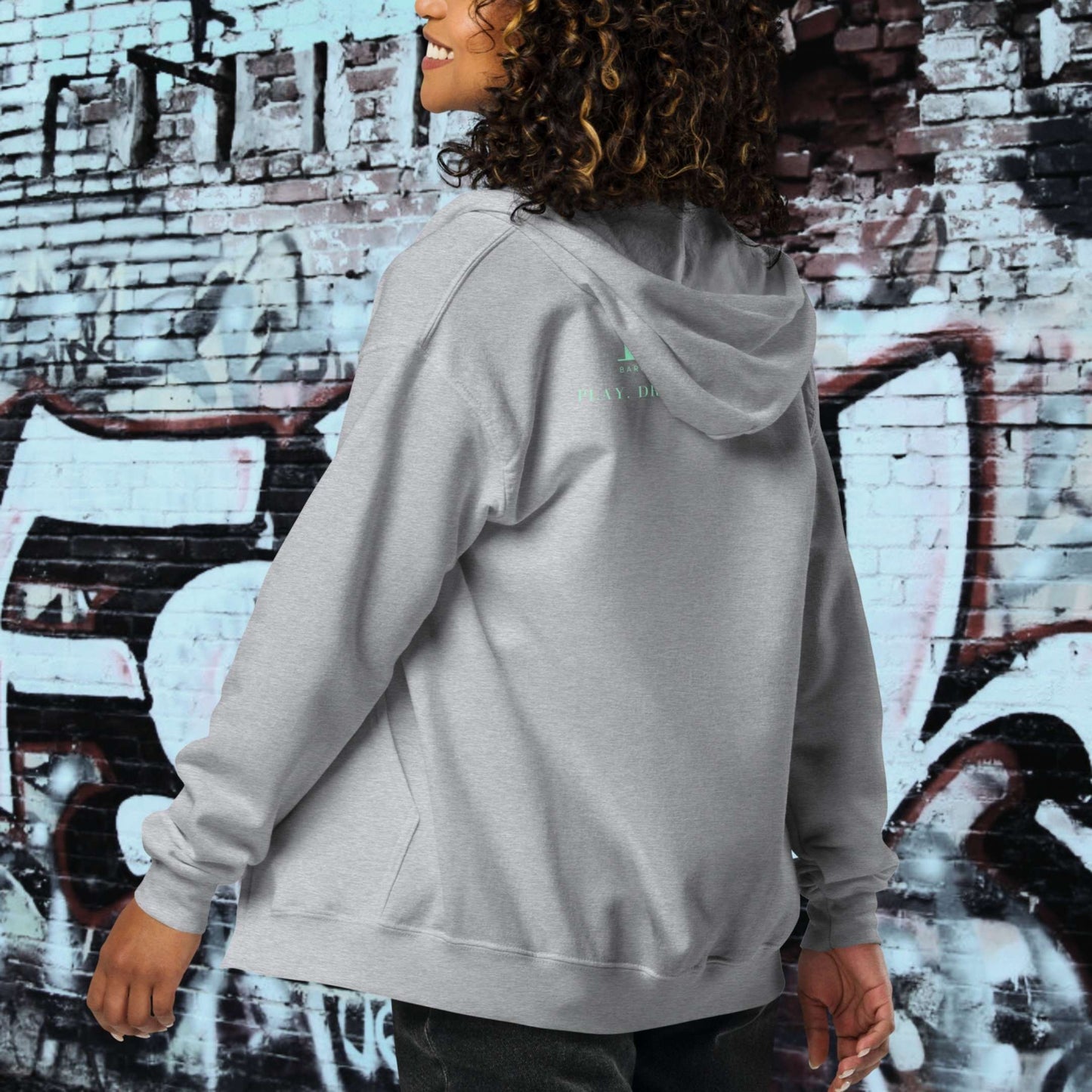 HOODIE CON CAPUCHA Y CREMALLERA MUJER LOGO CLASSIC