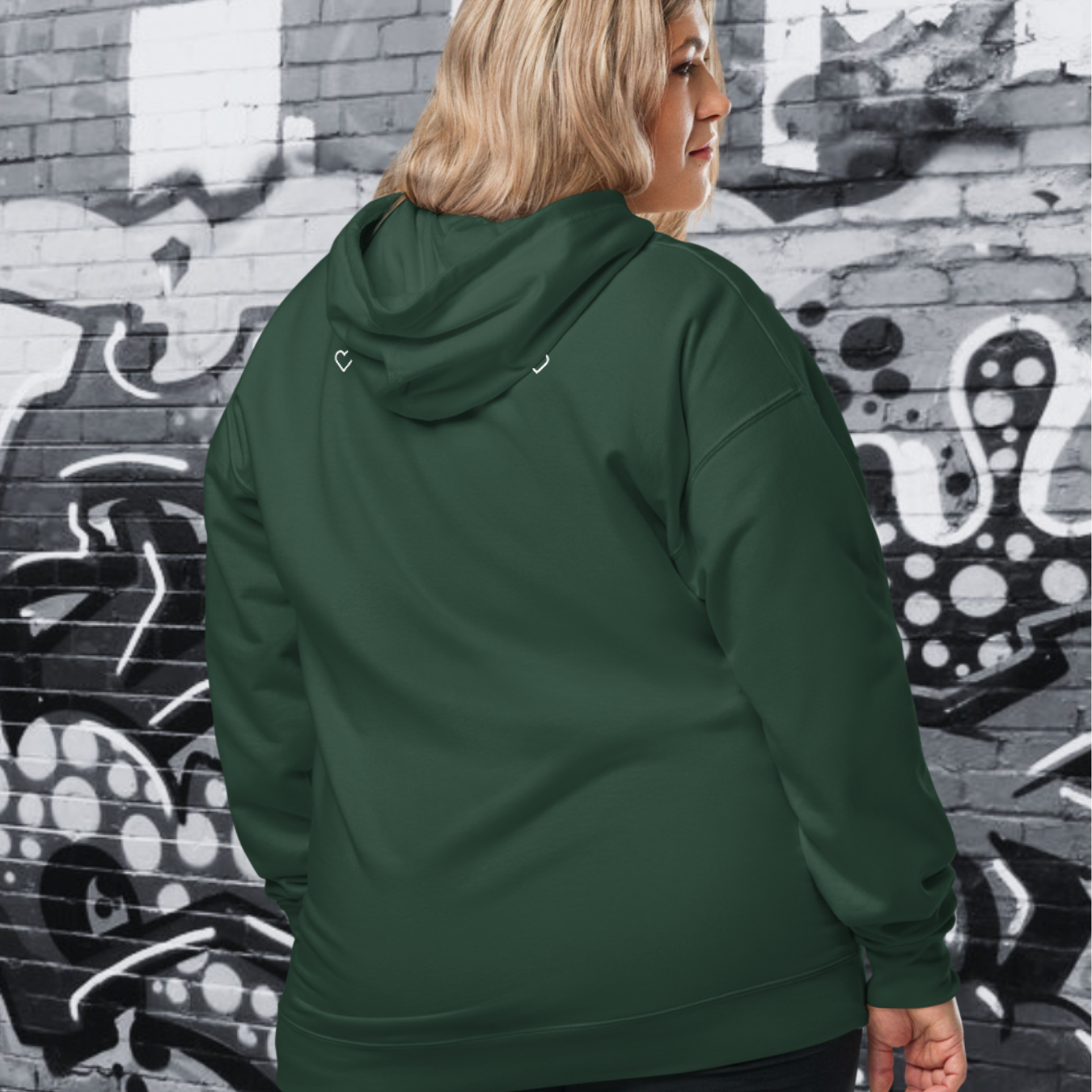 HOODIE PREMIUM CON CAPUCHA MUJER CAMALEÓN