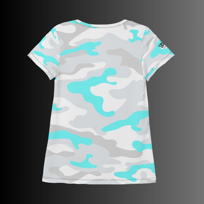 CAMISETA DEPORTIVA ESTAMPADA MUJER PADEL