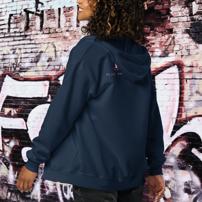 HOODIE CON CAPUCHA Y CREMALLERA MUJER LOGO CLASSIC