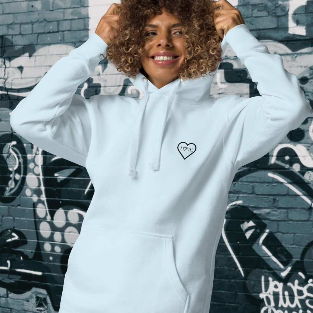 HOODIE CON CAPUCHA MUJER 2CUORE BLACK