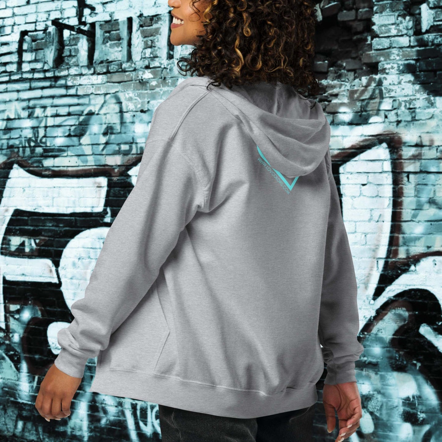 HOODIE CON CAPUCHA Y CREMALLERA MUJER INFINITE
