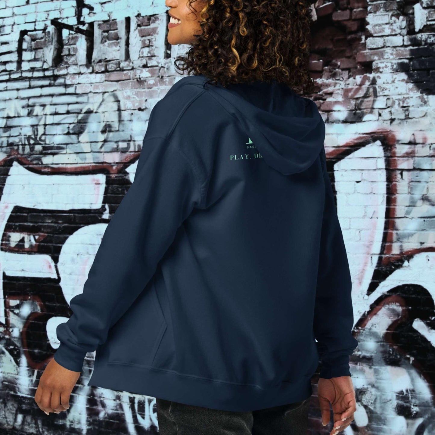 HOODIE CON CAPUCHA Y CREMALLERA MUJER LOGO CLASSIC