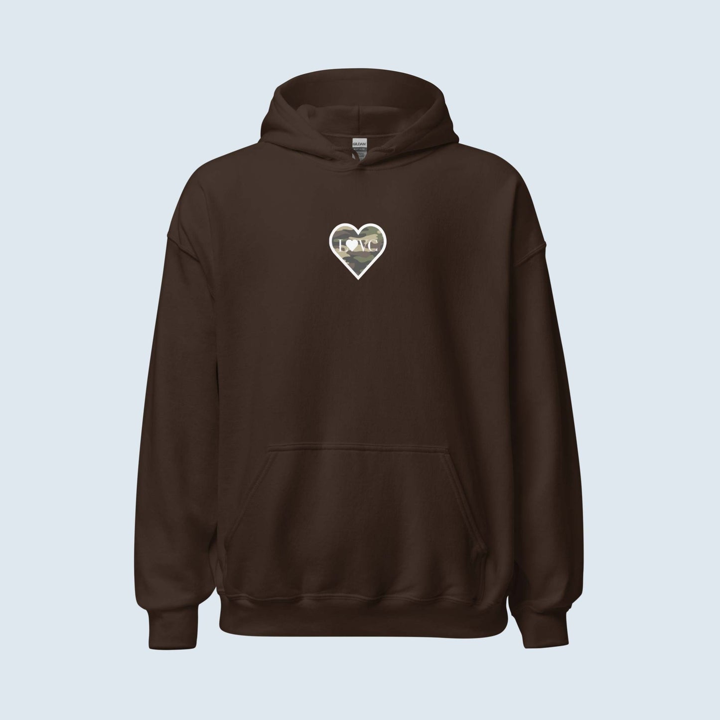 HOODIE CON CAPUCHA HOMBRE LOGO MILITAR
