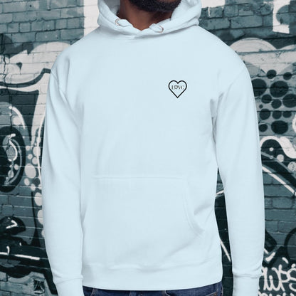 HOODIE CON CAPUCHA HOMBRE 2CUORE BLACK
