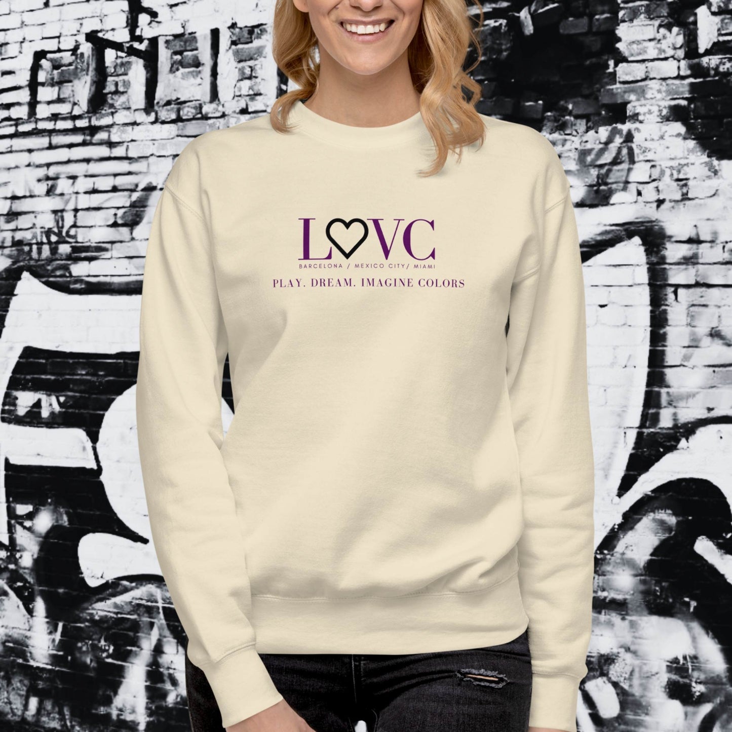 SUDADERA GRUESA MUJER SLOGAN