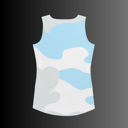 CAMISETA SIN MANGAS ESTAMPADA MUJER PADEL