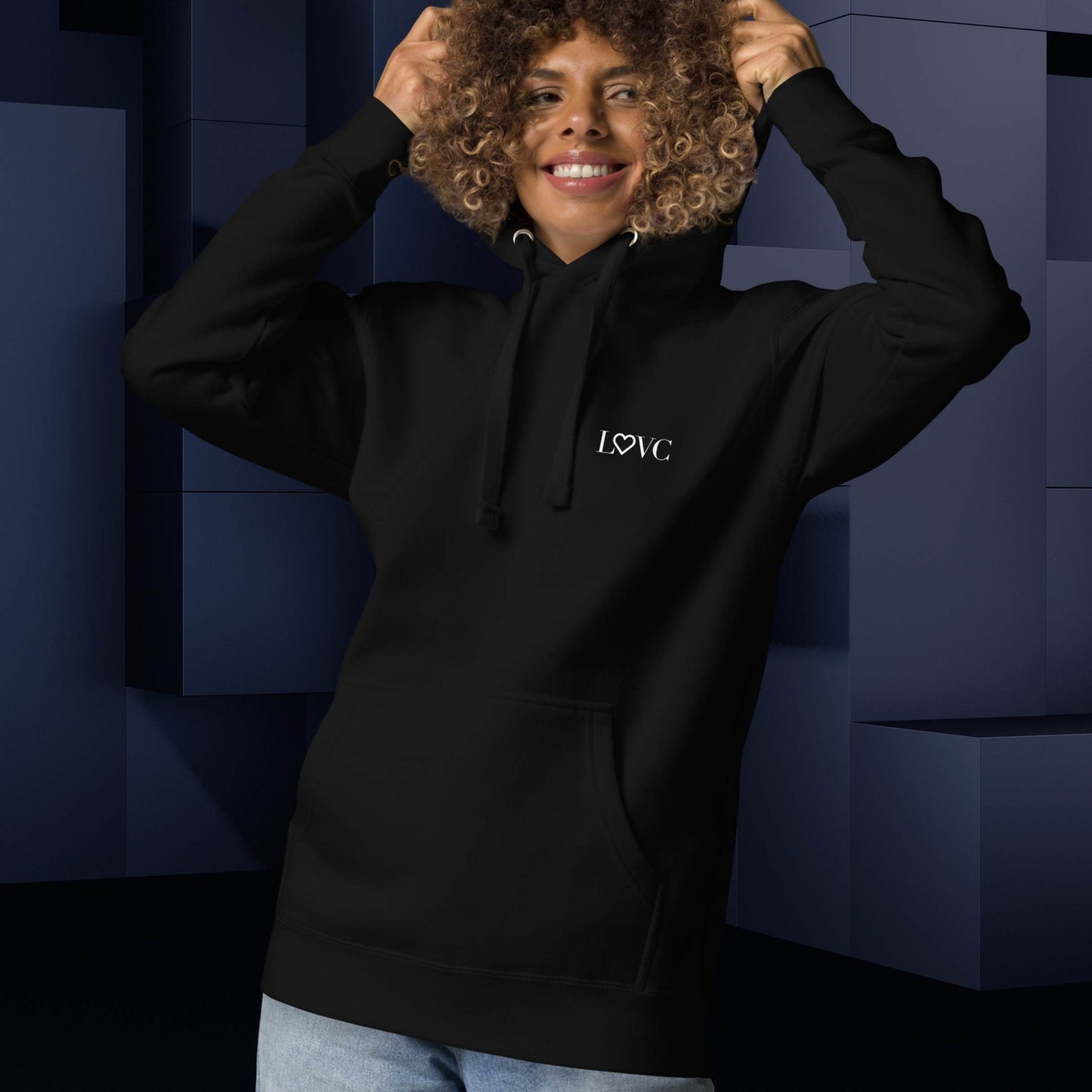 HOODIE CON CAPUCHA MUJER LOGO CIRCULO