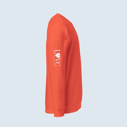 SUDADERA ORGÁNICA MUJER FLOWER LOGO MANGA