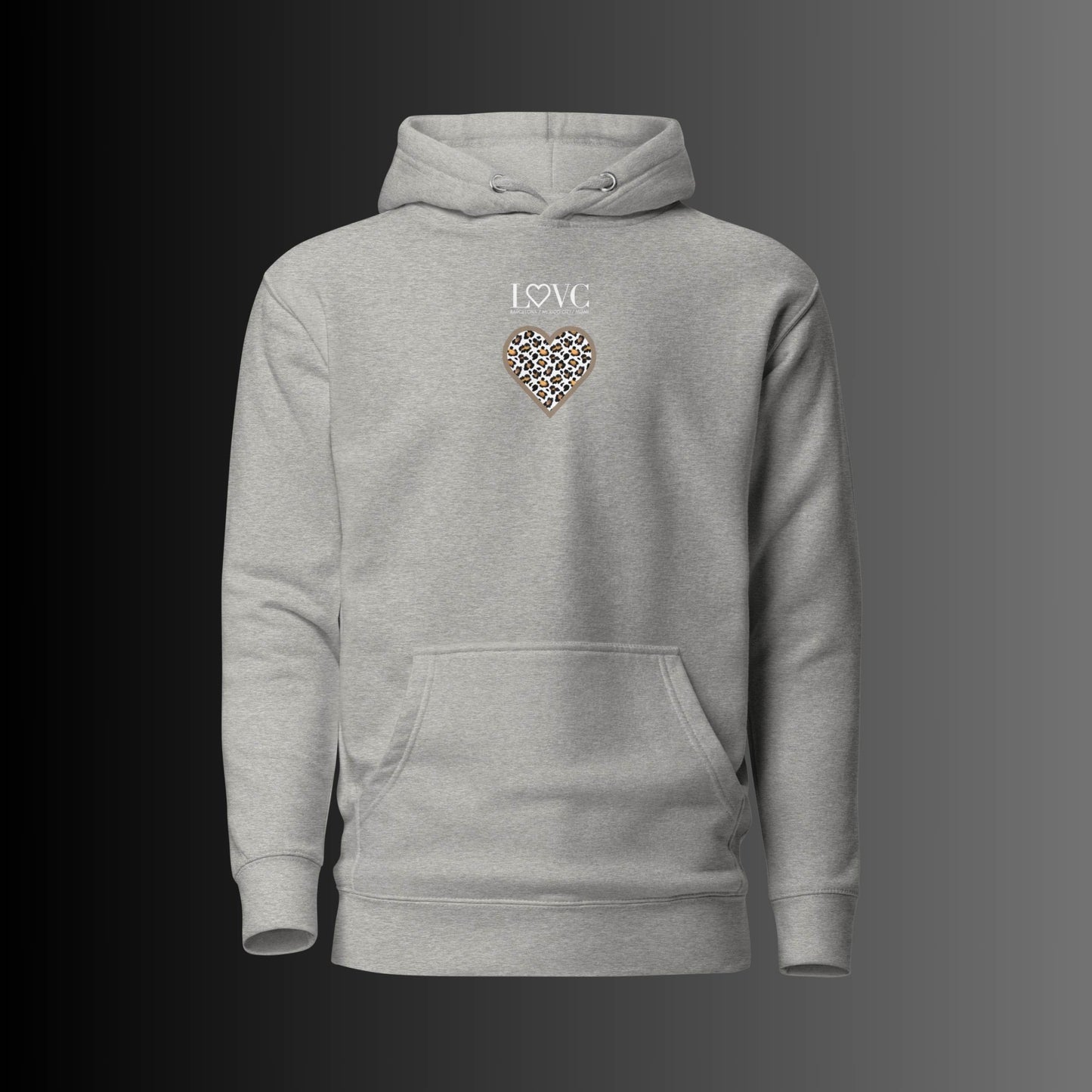 HOODIE CON CAPUCHA MUJER ANIMAL PRINT