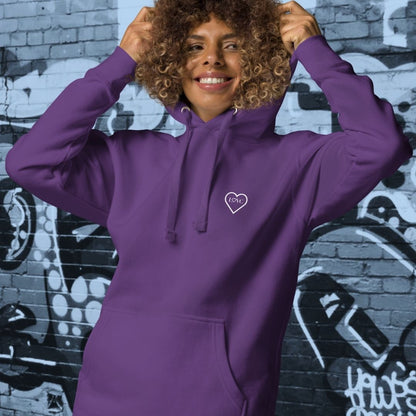 HOODIE CON CAPUCHA MUJER 2CUORE WHITE