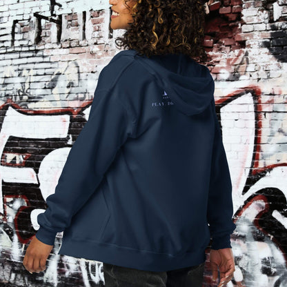 HOODIE CON CAPUCHA Y CREMALLERA MUJER LOGO CLASSIC