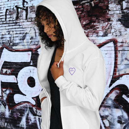 HOODIE CON CAPUCHA Y CREMALLERA MUJER COOL