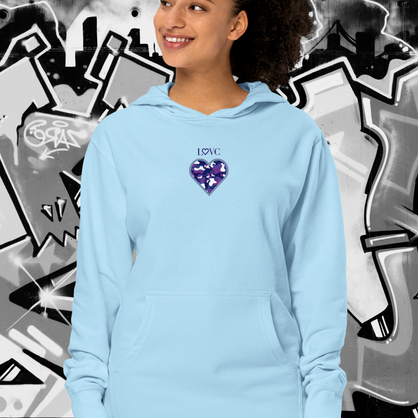 HOODIE PREMIUM CON CAPUCHA MUJER ANIMAL PRINT