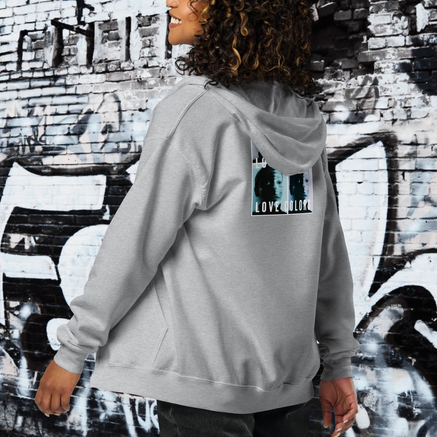 HOODIE CON CAPUCHA Y CREMALLERA MUJER SYMBOL &