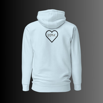 HOODIE CON CAPUCHA HOMBRE 2CUORE BLACK