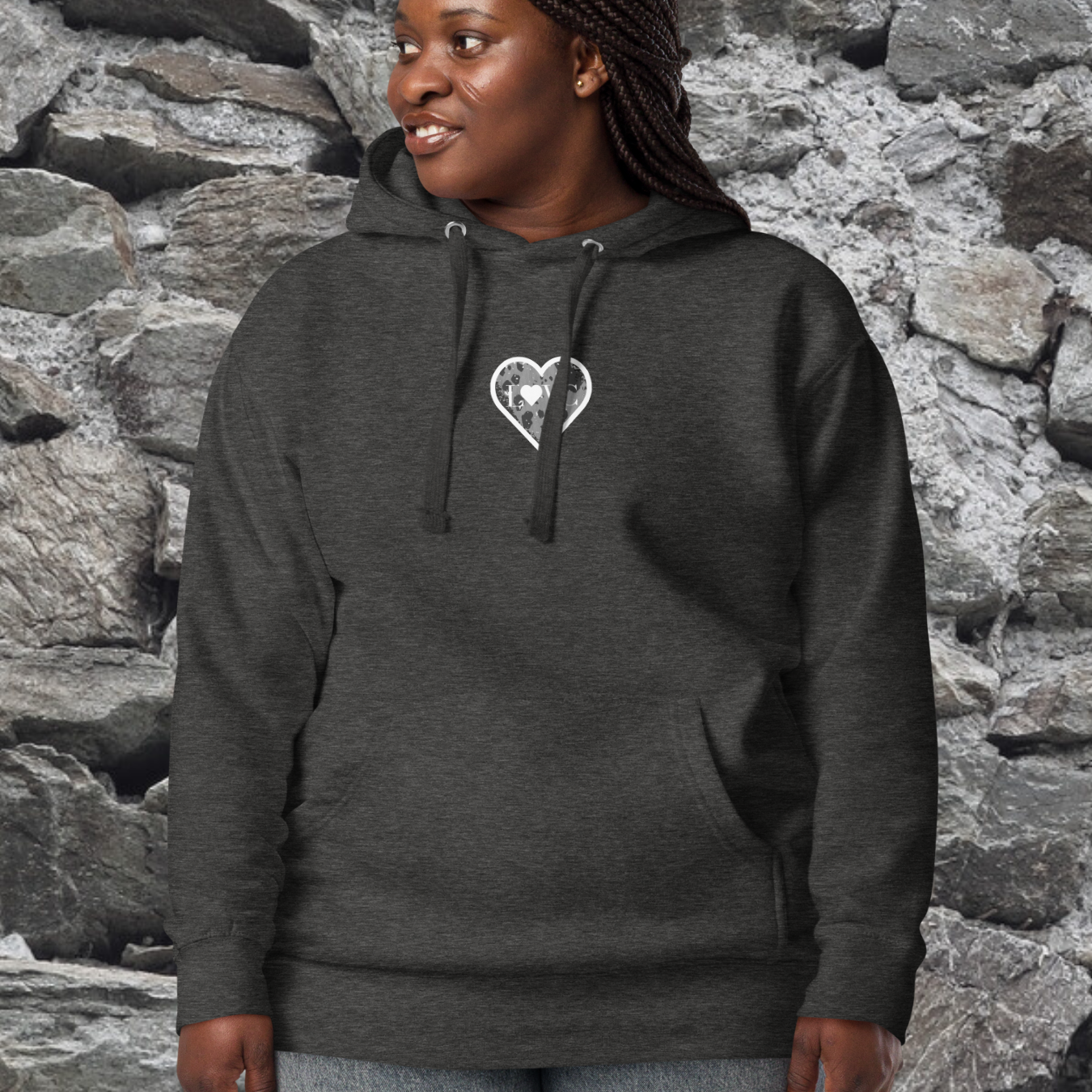 HOODIE CON CAPUCHA MUJER ANIMAL PRINT