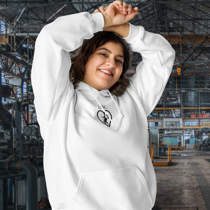 HOODIE CON CAPUCHA MUJER SILUETA