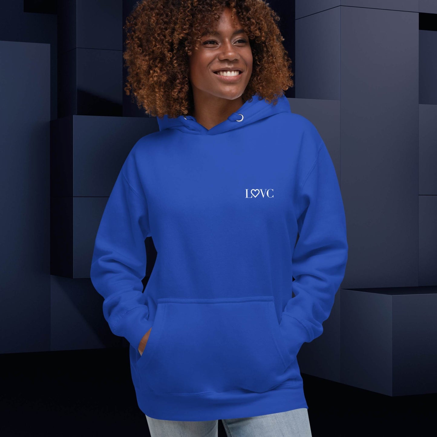 HOODIE CON CAPUCHA MUJER LOGO CIRCULO