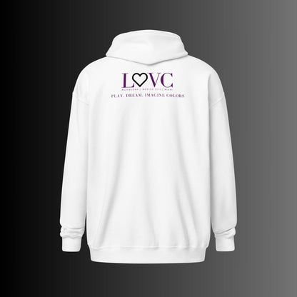 HOODIE CON CAPUCHA Y CREMALLERA MUJER LOGO CLASSIC