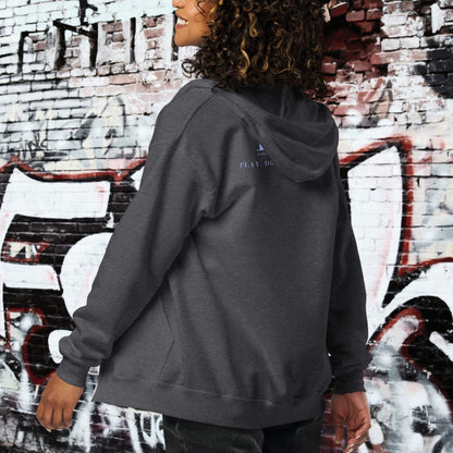 HOODIE CON CAPUCHA Y CREMALLERA MUJER LOGO CLASSIC