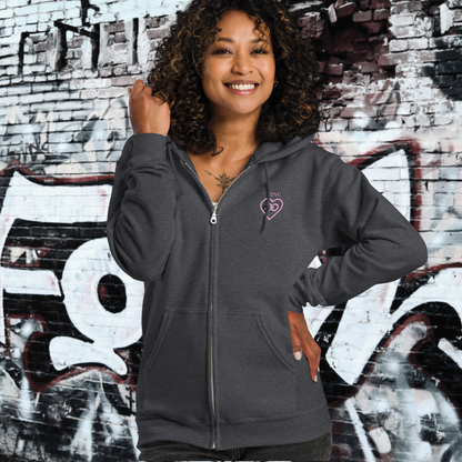 HOODIE CON CAPUCHA Y CREMALLERA MUJER INFINITE