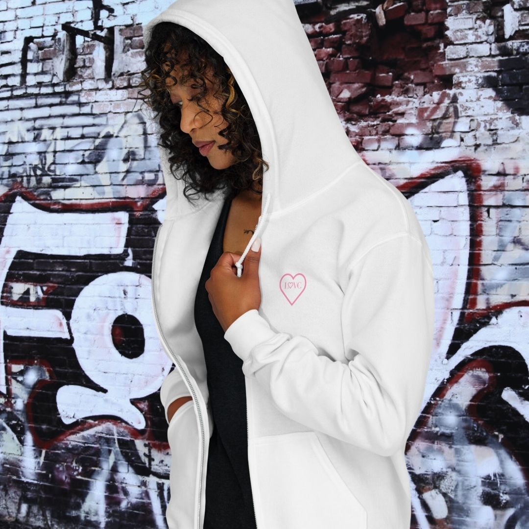 HOODIE CON CAPUCHA Y CREMALLERA MUJER COOL