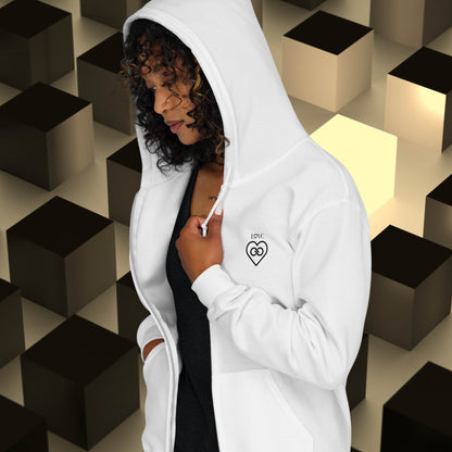 HOODIE CON CAPUCHA Y CREMALLERA MUJER INFINITE
