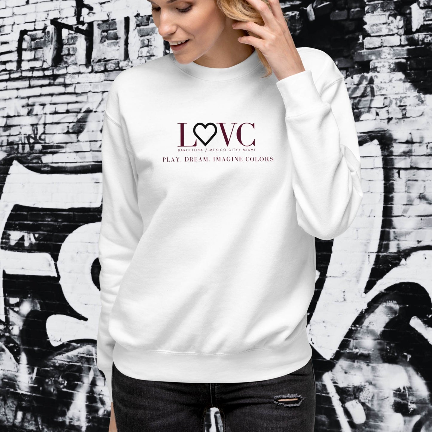 SUDADERA GRUESA MUJER SLOGAN